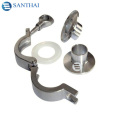 3A/SMS/DN Food Grade Stainless steel Dairy Silicon Gasket Tri Clamp Complete Ferrule Set